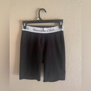 A&F black biker shorts